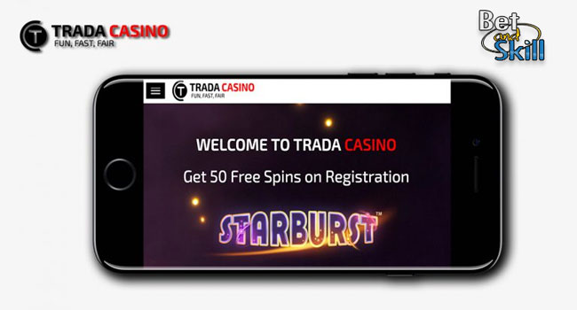 trada casino mobile free spins