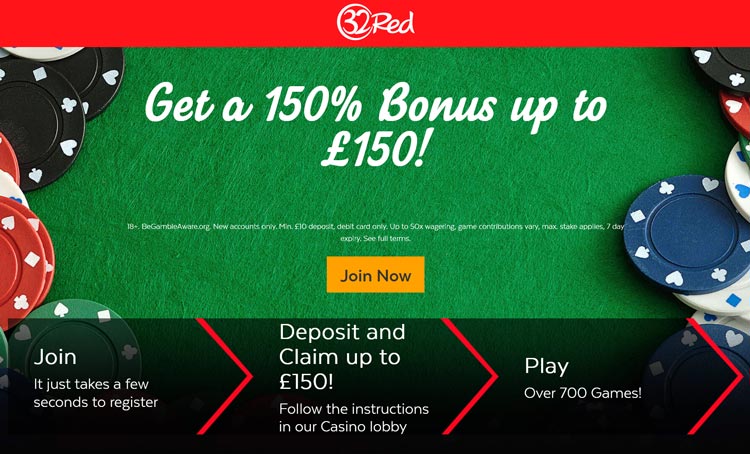 32red casino bonus