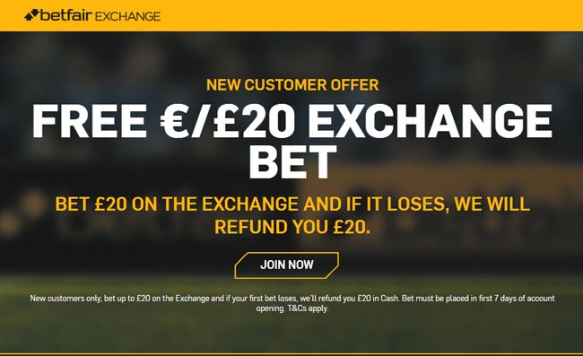 betfair betting exchange bonus