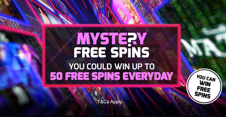 betfred mystery free spins