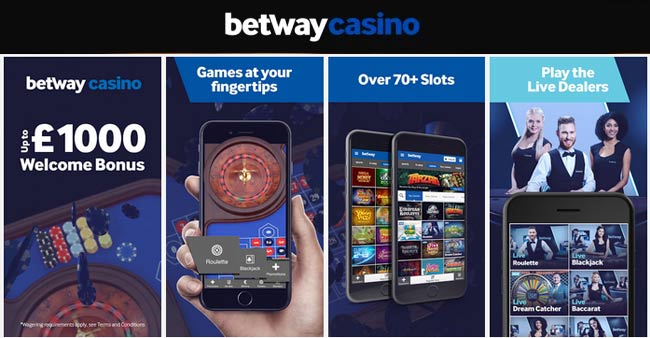 betway live casino cashback
