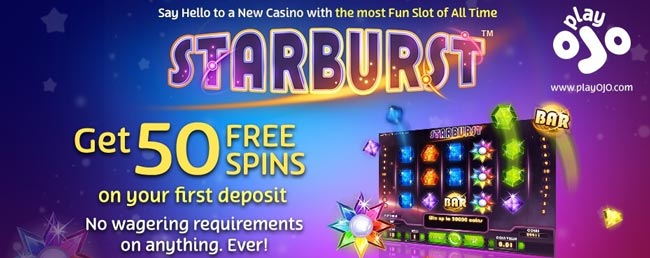 play ojo starburst free spins