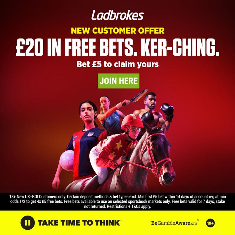 ladbrokes horse racing free bets