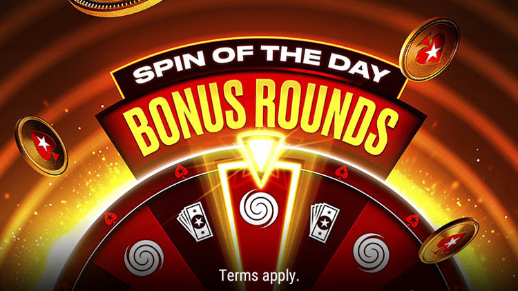 pokerstars spin of the day bonus round