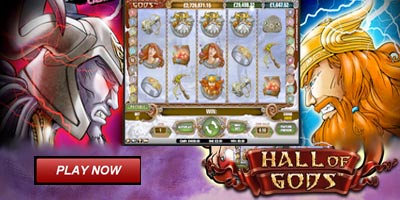 Hall of Gods video slot * How To Play * Demo * Free Spins