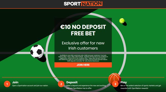 5 free bet no deposit