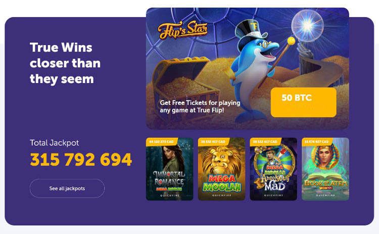 trueflip casino games